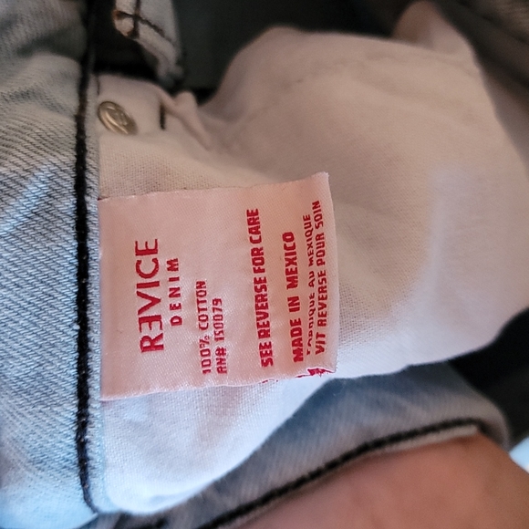 Revice Denim Straight Leg Distressed Jeans - Picture 5 of 5